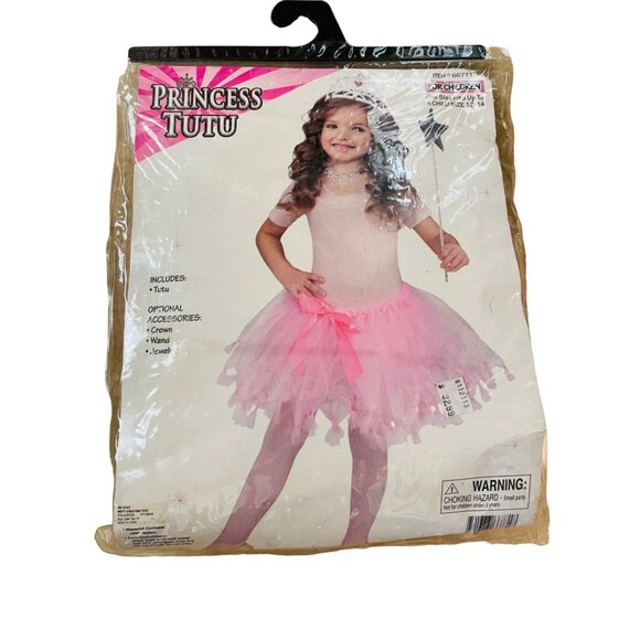 Princess Tutu Costume For Children One Size Fits Up To Child Size 12-14 - Picture 6 of 6